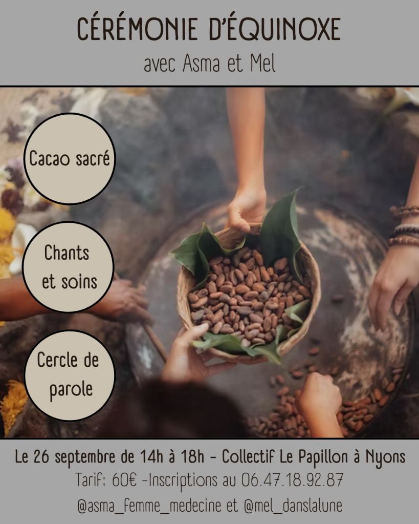 Cérémonie de cacao au Papillon